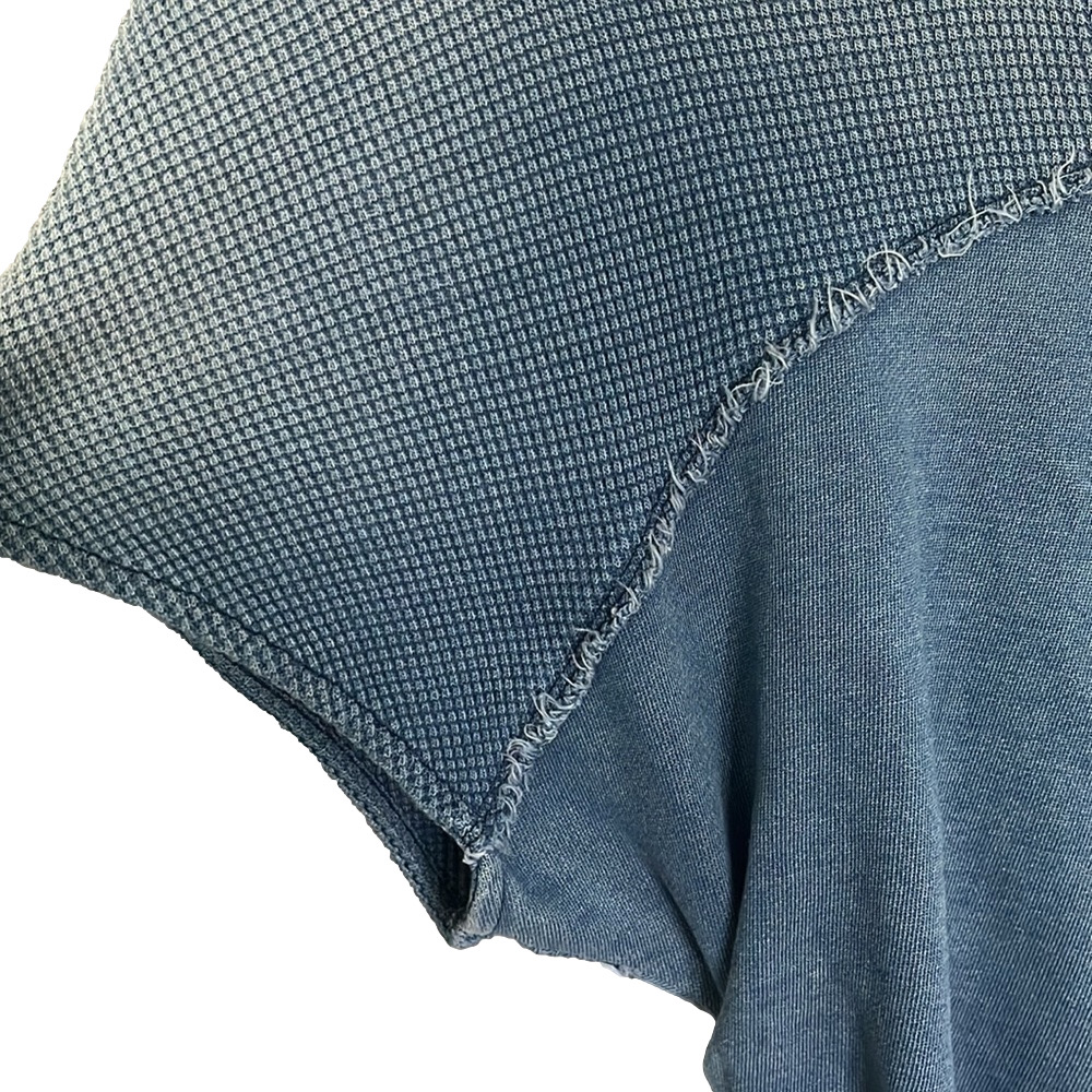 Atlein Asymmetrical Blue Knit Dress Architectural Minimalist Blue size small - Picture 7 of 13